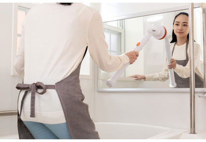 ファミラ スピンターボ 9点セット 予備バッテリー付き 立ったままお風呂掃除 回転ブラシ 風呂掃除 ブラシ バスブラシ バスポリッシャー 高速回転 コードレス ステシック型(代引不可)