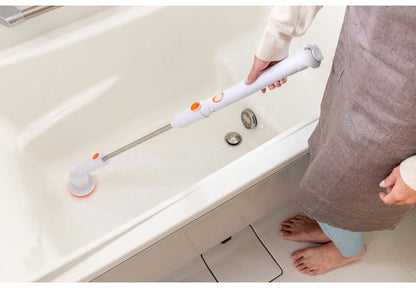 ファミラ スピンターボ 9点セット 予備バッテリー付き 立ったままお風呂掃除 回転ブラシ 風呂掃除 ブラシ バスブラシ バスポリッシャー 高速回転 コードレス ステシック型(代引不可)