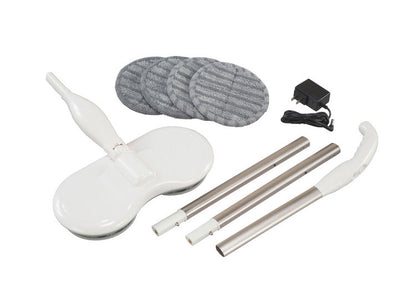 ファミラ スピンマジック 8点セット 立ったまま床掃除 回転モップ 電動モップ 回転モップクリーナー 床掃除 水拭き 高速回転 モップ 充電式 コードレス ステシック型(代引不可)