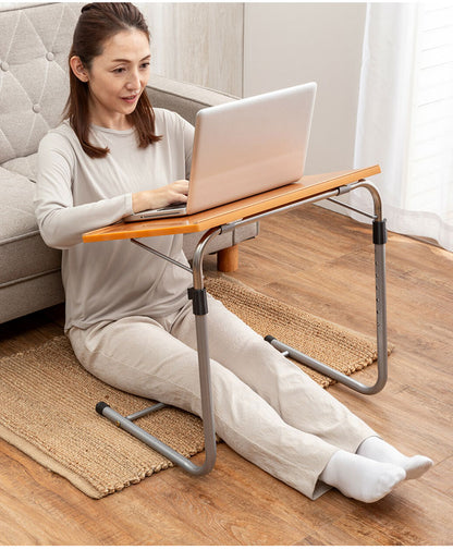 折りたたみテーブル 高さ調節 天板角度調節 折りたたみ デスク 収納式 サイドテーブル テレワーク リモートワーク 机 小さい コンパクト 一人用 折り畳み 折りたたみデスク(代引不可)