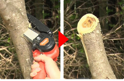 ファミラ NEW充電式コードレス2way高枝チェーンソー 充電式 電動チェーンソー 電動 チェンソー パワフル切断 庭 ガーデン 園芸(代引不可)