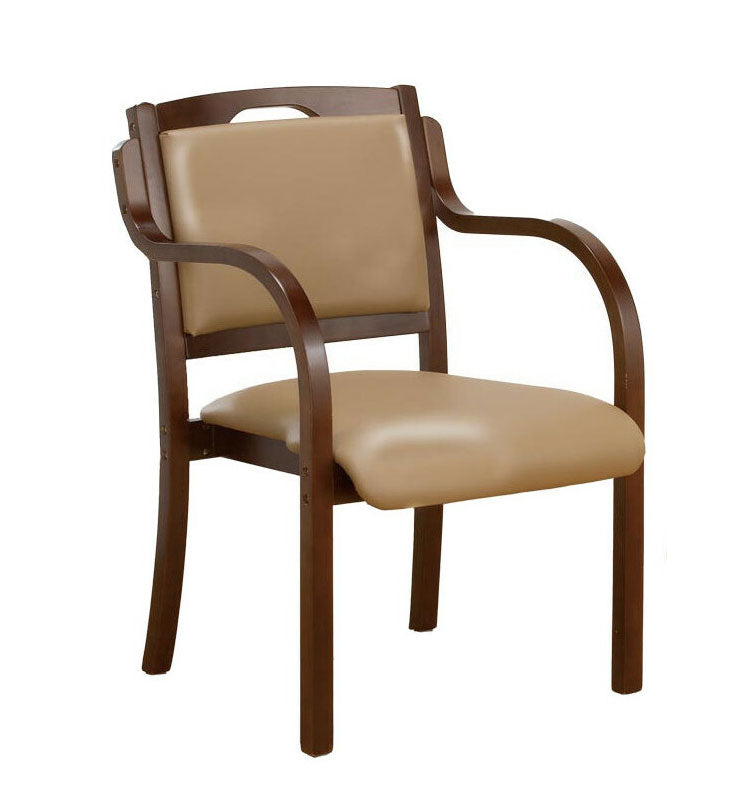 ダイニングチェア サポートチェア クッション付き メッシュ リビング ダイニング 椅子 チェア スツール 洋室 和室 お年寄り プレゼント(代引不可)