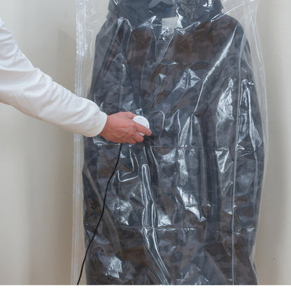 ファミラ 掃除機のいらない衣類圧縮袋 吸引機+圧縮袋 11点セット 吊るせる 衣類圧縮袋 ショート6枚 ロング4枚 衣類収納 衣替え 衣類収納 押し入れ 押入れ 圧縮(代引不可)