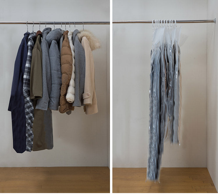 ファミラ 掃除機のいらない衣類圧縮袋 吸引機+圧縮袋 11点セット 吊るせる 衣類圧縮袋 ショート6枚 ロング4枚 衣類収納 衣替え 衣類収納 押し入れ 押入れ 圧縮(代引不可)