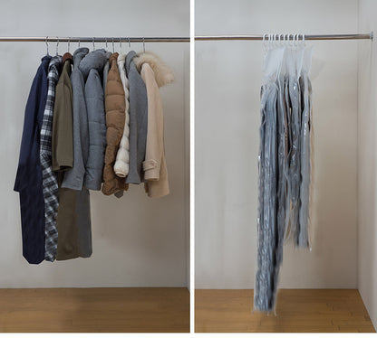 ファミラ 掃除機のいらない衣類圧縮袋 吸引機+圧縮袋 11点セット 吊るせる 衣類圧縮袋 ショート6枚 ロング4枚 衣類収納 衣替え 衣類収納 押し入れ 押入れ 圧縮(代引不可)