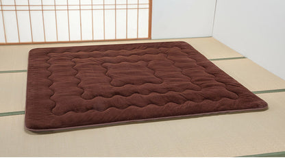 ラグ 7層構造 ぽかぽか マット 190×240cm ふんわり 発熱 蓄熱 断熱 遮熱 節電 省エネ 電気代節約 暖かい ブラウン リビング ラグマット カーペット こたつ敷布団(代引不可)
