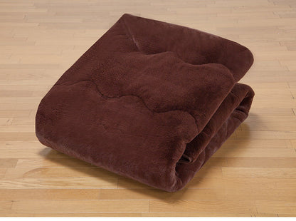 ラグ 7層構造 ぽかぽか マット 190×240cm ふんわり 発熱 蓄熱 断熱 遮熱 節電 省エネ 電気代節約 暖かい ブラウン リビング ラグマット カーペット こたつ敷布団(代引不可)