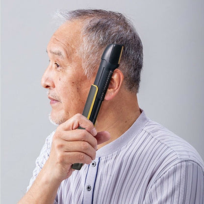 ファミラ クイックチタントリマーDX ノーズトリマー付き 電動バリカン LEDライト付き 洗える ヘアカッター 剃毛 髭剃りもみあげ トリミング 電動(代引不可)