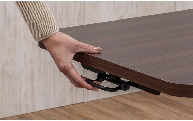 昇降テーブル リフトテーブル 無段階調節 完成品 折りたたみテーブル 大理石調 木目調 フリーテーブル 多目的 コンパクト 座卓 作業台 テーブル ダイニング リビング(代引不可)