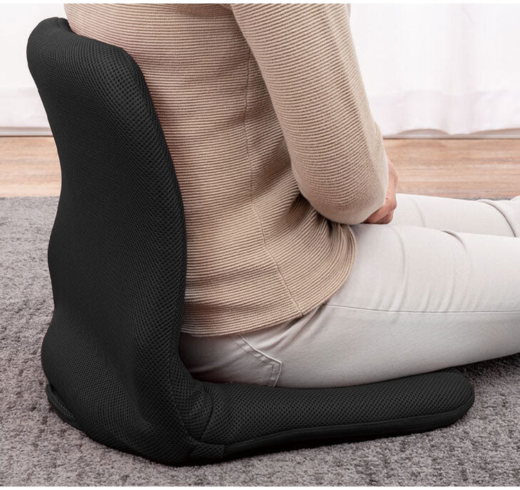 背筋サポートリクライニングチェア 単品 サポートチェア 座椅子 姿勢改善 骨盤矯正 仕事用 デスク 書斎 リモートワーク いす 椅子 イス 在宅勤務 12段階リクライニング 姿勢サポートチェア(代引不可)