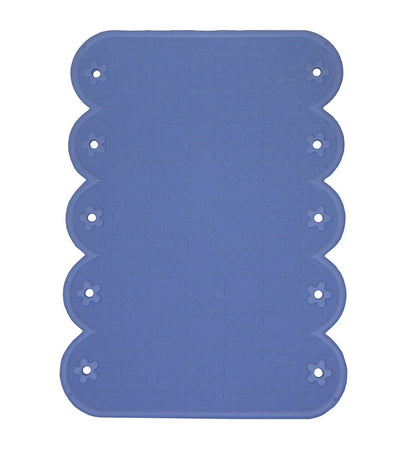 浴槽安心マット 2枚組 浴室内のスベリ防止に ブルー 浴槽マット 手すりマット 転倒防止 天然ゴム100% 介護 補助 お年寄り(代引不可)