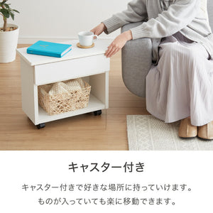 職人が作るマルチテーブル 日本製 完成品 大川家具 幅50 サイドテーブル ワゴン チェスト プリンター台 プリンターラック デスク下 引き出し 収納 棚 ラック おしゃれ サカイデザイン Sakai Design(代引不可)