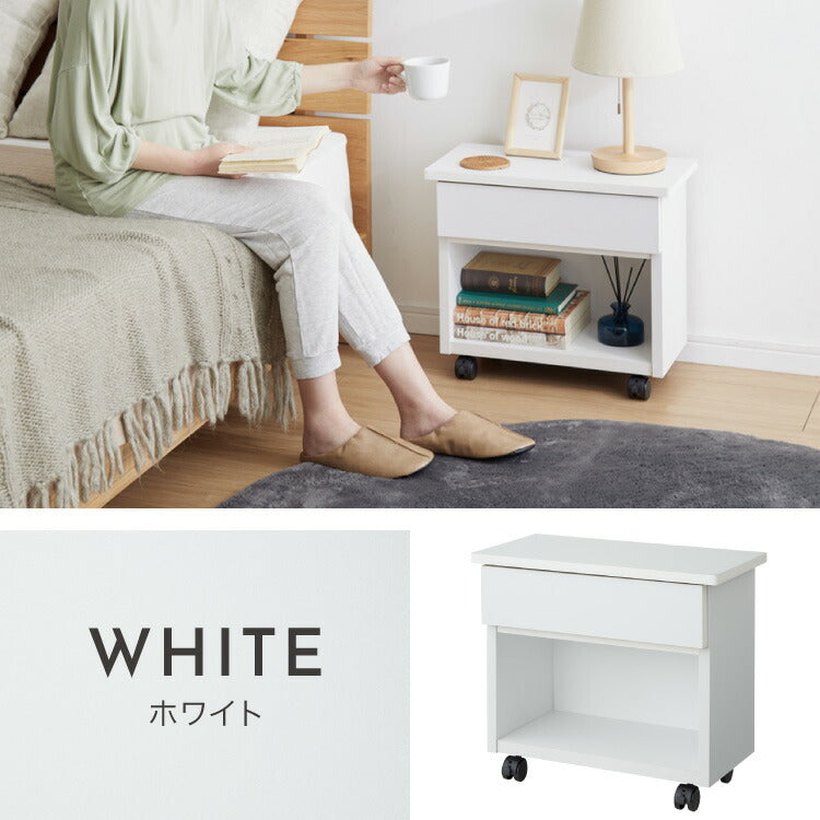 職人が作るマルチテーブル 日本製 完成品 大川家具 幅50 サイドテーブル ワゴン チェスト プリンター台 プリンターラック デスク下 引き出し 収納 棚 ラック おしゃれ サカイデザイン Sakai Design(代引不可)