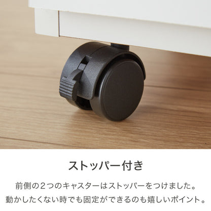 職人が作る2段/3段ワゴンチェスト 日本製 完成品 大川家具 幅38 チェスト ワゴン 引出し収納 リビングチェスト キャスター付き デスク下 棚 ラック おしゃれ サカイデザイン Sakai Design(代引不可)