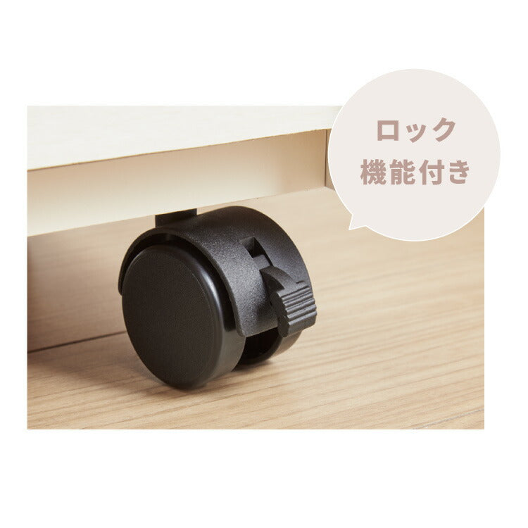 職人が作るラック付きチェスト キャスター付き 日本製 完成品 引き出し ワゴン リビングチェスト 大川家具 棚 ラック サカイデザイン Sakai Design 幅39cm 39cm幅 デスクワゴン サイドテーブル(代引不可)