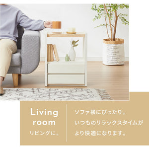 職人が作るラック付きチェスト キャスター付き 日本製 完成品 引き出し ワゴン リビングチェスト 大川家具 棚 ラック サカイデザイン Sakai Design 幅39cm 39cm幅 デスクワゴン サイドテーブル(代引不可)