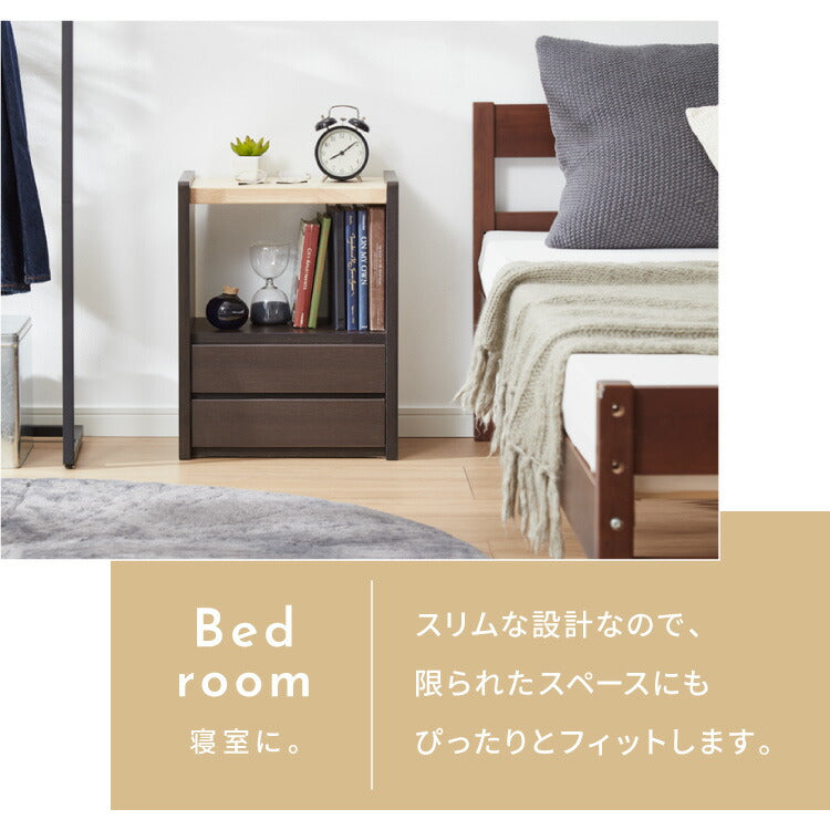 職人が作るラック付きチェスト キャスター付き 日本製 完成品 引き出し ワゴン リビングチェスト 大川家具 棚 ラック サカイデザイン Sakai Design 幅39cm 39cm幅 デスクワゴン サイドテーブル(代引不可)