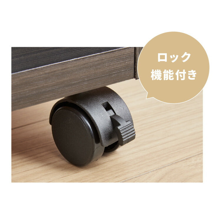 職人が作るスリムワゴンチェスト キャスター付き 日本製 完成品 引き出し ワゴン リビングチェスト 大川家具 棚 ラック サカイデザイン Sakai Design 幅30cm 30cm幅 デスクワゴン サイドテーブル(代引不可)