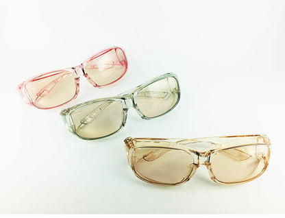 花粉・飛沫対策防護防曇グラス 紫外線対策 ブルーライトカット 飛沫対策 花粉 飛沫 ほこり 紫外線 ブルーライト 対策(代引不可)