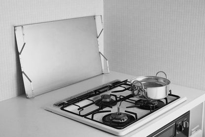 日本製 燕三条 コンロカバー ステンレス 簡易調理台 滑り止め キッチン 台所 スペース 有効活用(代引不可)