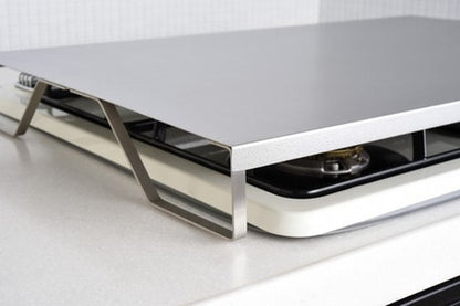 日本製 燕三条 コンロカバー ステンレス 簡易調理台 滑り止め キッチン 台所 スペース 有効活用(代引不可)