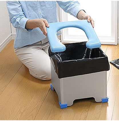 非常用簡易トイレセット 折りたたみ式 コンパクト 防災 災害対策 非常用トイレ 簡易トイレ 目隠し ポンチョ付き 防災トイレセット(代引不可)