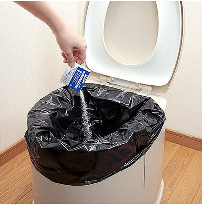 非常用簡易トイレセット 折りたたみ式 コンパクト 防災 災害対策 非常用トイレ 簡易トイレ 目隠し ポンチョ付き 防災トイレセット(代引不可)