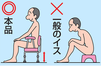 折りたたみシャワーチェア 楽湯 ゆったり座面 肘掛け付き SGマーク製品 折りたたみシャワーチェアー 入浴用 バスチェア 風呂椅子 イス 入浴介助 介護 お年寄り(代引不可)