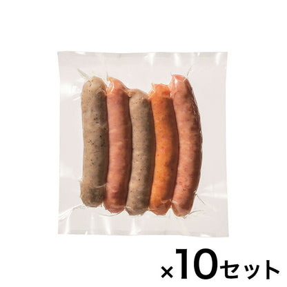 5種のバラエティソーセージ 130g 5本入 ×10袋(代引不可)