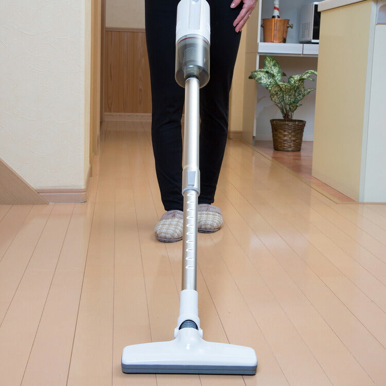 サイクロン式コードレス掃除機 ホワイト スティック&ハンディ 2WAY使い分け(代引不可)