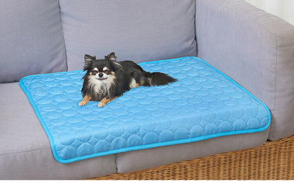 ペット用冷感マット 同色2枚組 幅70×奥行55cm 犬 猫 ペット用 暑さ対策(代引不可)