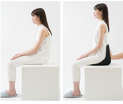 サポートクッション 1個入り 柔道整復師推奨 座椅子 姿勢矯正 疲れにくい 骨盤矯正 クッション ブラック レッド 腰 背中 姿勢サポート 椅子用 チェア 椅子(代引不可)