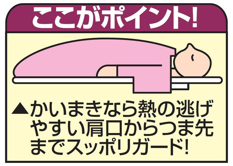 ノルディック柄 かいまき毛布布団 140×190cm 肩口からつま先まで スッポリガード 北欧柄 エンジ グリーン 冬 あったか(代引不可)