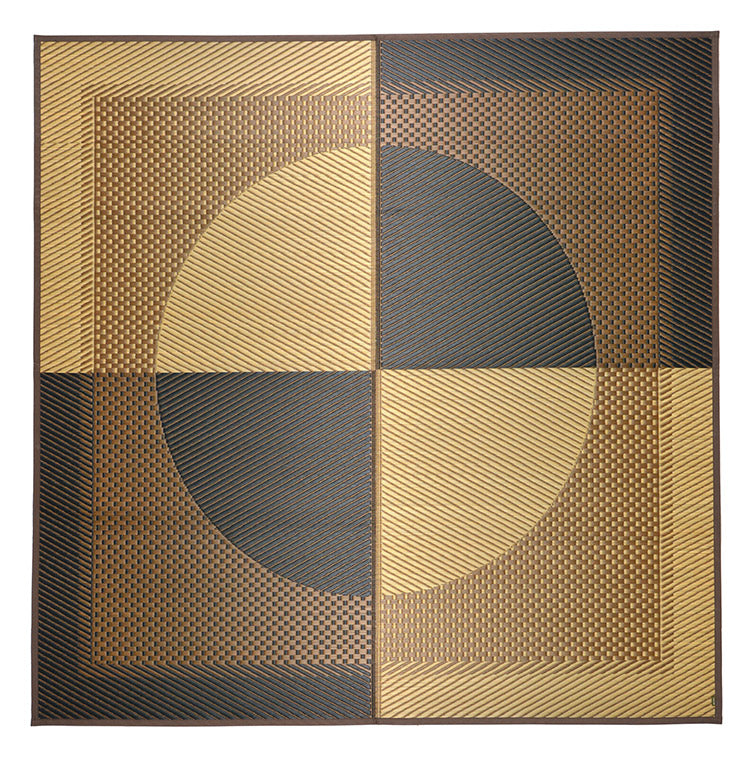 日本製 い草ラグ 月光 191×191cm 国産い草100% 吸湿 放湿 消臭 い草ラグ カーペット マット おしゃれ(代引不可)