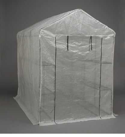 園芸用 菜園ハウス 小 園芸用ハウス ビニールハウス ペグ付き プランター台 プランターラック 自転車置きにも 家庭用 園芸 家庭菜園(代引不可)