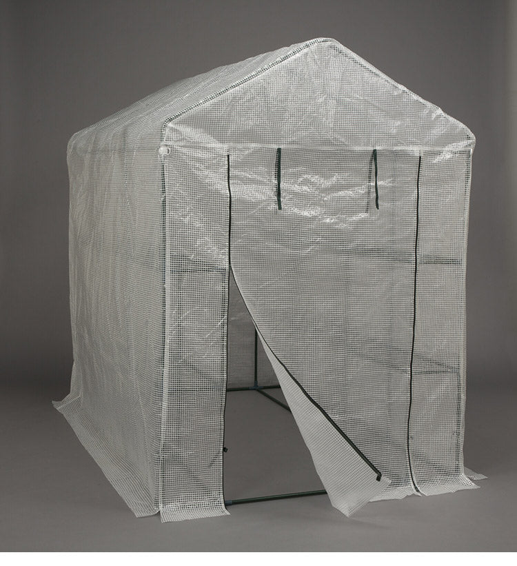 園芸用 菜園ハウス 小 園芸用ハウス ビニールハウス ペグ付き プランター台 プランターラック 自転車置きにも 家庭用 園芸 家庭菜園(代引不可)