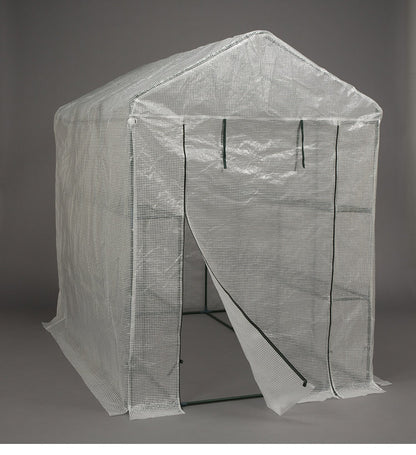 園芸用 菜園ハウス 小 園芸用ハウス ビニールハウス ペグ付き プランター台 プランターラック 自転車置きにも 家庭用 園芸 家庭菜園(代引不可)