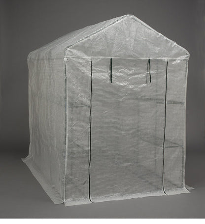 園芸用 菜園ハウス 中 園芸用ハウス ビニールハウス ペグ付き プランター台 プランターラック 自転車置きにも 家庭用 園芸 家庭菜園(代引不可)