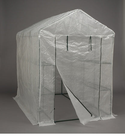 園芸用 菜園ハウス 中 園芸用ハウス ビニールハウス ペグ付き プランター台 プランターラック 自転車置きにも 家庭用 園芸 家庭菜園(代引不可)