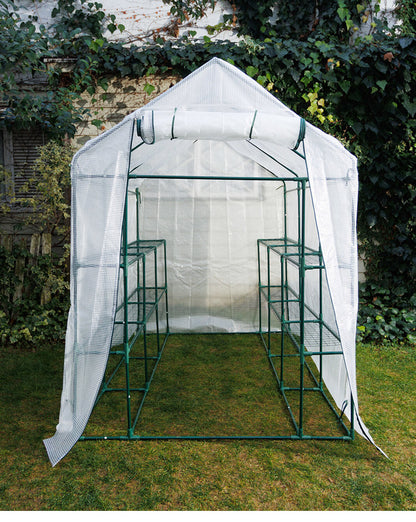 園芸用 菜園ハウス 大 園芸用ハウス ビニールハウス ペグ付き プランター台 プランターラック 自転車置きにも 家庭用 園芸 家庭菜園(代引不可)