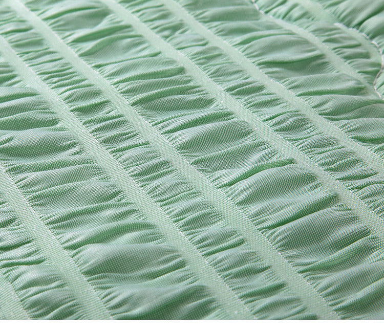 涼感くしゅくしゅケット マイクロわた入 135×185cm ひんやり×もちもち くしゅくしゅケット タオルケット 夏 掛け布団 肌掛け ケット(代引不可)