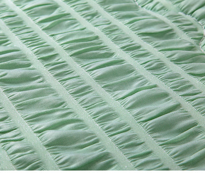 涼感くしゅくしゅケット マイクロわた入 135×185cm ひんやり×もちもち くしゅくしゅケット タオルケット 夏 掛け布団 肌掛け ケット(代引不可)