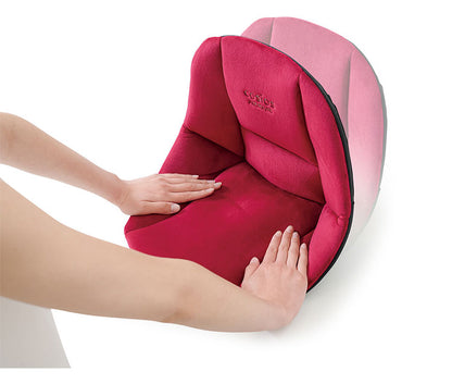 サポートクッション 2個セット 柔道整復師推奨 座椅子 姿勢矯正 疲れにくい 骨盤矯正 クッション ブラック レッド 腰 背中 姿勢サポート 椅子用 チェア 椅子(代引不可)