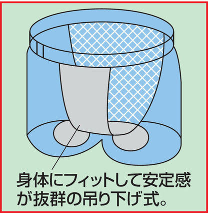 トランクス 2色7枚組 前開き 吸水パッド付き 横漏れ防止 ウェストゴム使用 防水 消臭 抗菌 メッシュ 通気性 丸洗いOK 軽失禁用 成人 大人用 男性用 メンズ パンツ 綿100% ムレにくい 7枚セット(代引不可)