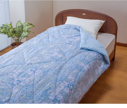 肌掛け布団 140×190cm 抗菌 防臭 防ダニ 洗える ピンク ブルー テイジン マイティトップ 丸洗い 年中使える 中掛け エアコン対策 掛布団 寝具 布団(代引不可)