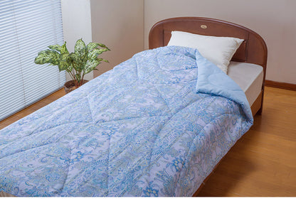 肌掛け布団 2色組 140×190cm 抗菌 防臭 防ダニ 洗える ピンク ブルー テイジン マイティトップ 丸洗い 年中使える 中掛け エアコン対策 掛布団 寝具 布団(代引不可)