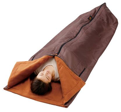 寝袋 洗える 蓄熱 保温機能 大きめ 掛布団 着る毛布 クッション 丸洗い ポカポカ 暖かい 膝掛け ゆったり 車中泊 アウトドア キャンプ レジャー 防災 非常用(代引不可)