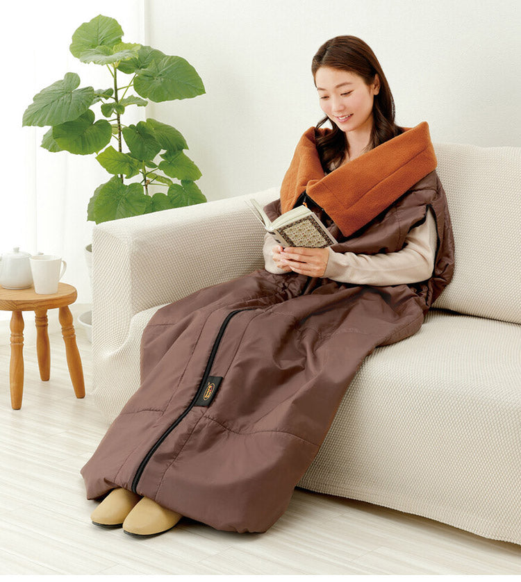 寝袋 洗える 蓄熱 保温機能 大きめ 掛布団 着る毛布 クッション 丸洗い ポカポカ 暖かい 膝掛け ゆったり 車中泊 アウトドア キャンプ レジャー 防災 非常用(代引不可)