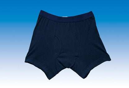 さわやか安心 ボクサーパンツ 2色7枚組 同サイズ M 防水 消臭 抗菌 モレ防止 吸水 ムレない 失禁パンツ お洒落 ボクサータイプ(代引不可)