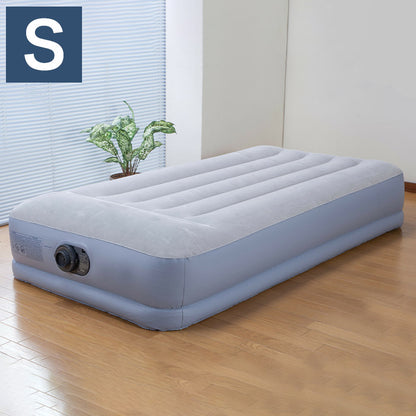 電動エアーベッド シングル INTEX 電動ポンプ内蔵 ピローレスト 快適な寝心地 耐久性 ファイバーテクニック構造 コンパクト収納 寝室 ワンルーム 来客用 インテックス(代引不可)